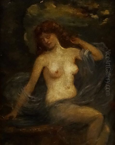 Nymph Oil Painting by Nicolae Vermont