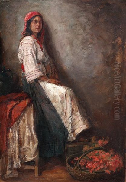 Florareasa Oil Painting by Nicolae Vermont