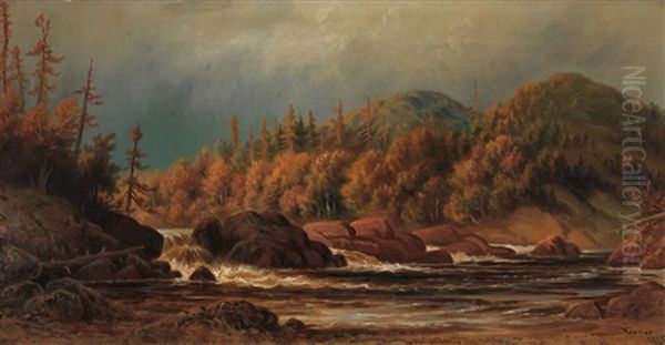 Severn River, Ontario Oil Painting by Frederick Arthur Verner