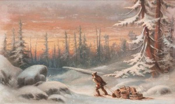 Going To Market, Muskoka Oil Painting by Frederick Arthur Verner