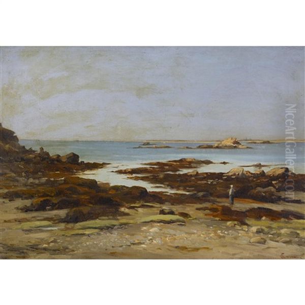 Weite Kustenlandschaft Oil Painting by Emile Louis Vernier