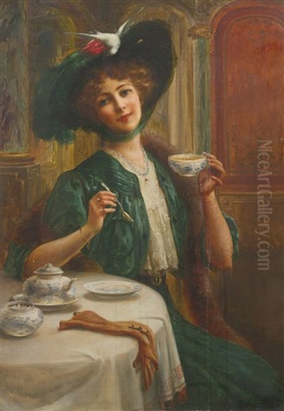 Style And Grace Oil Painting by Emile Vernon