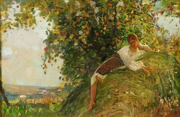 Dreaming Oil Painting by Arthur Garguromin Verona