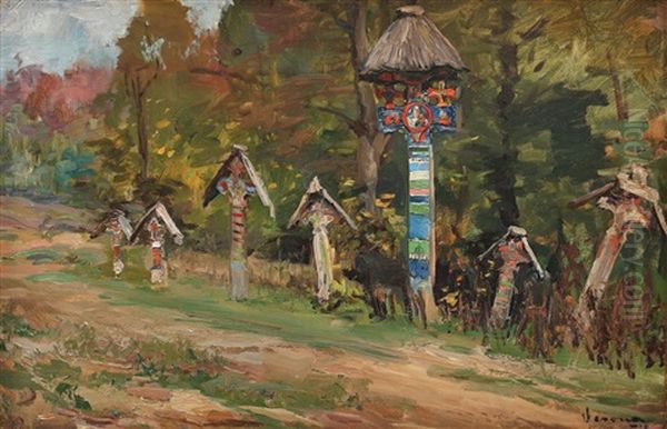 Troite Din Arges Oil Painting by Arthur Garguromin Verona