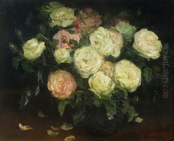 Peonies Oil Painting by Arthur Garguromin Verona