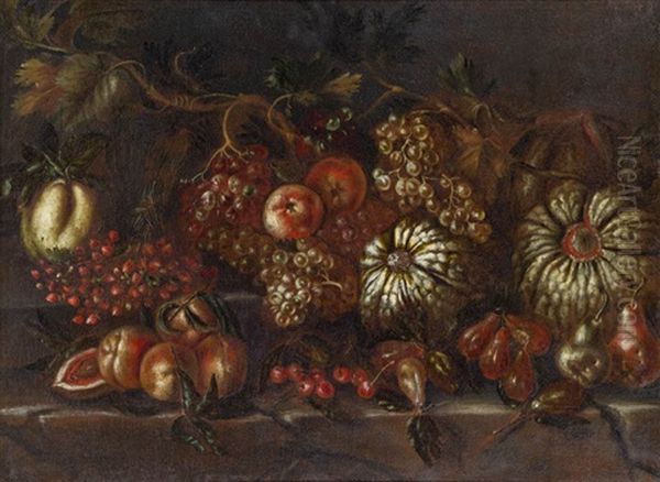 Stillleben Mit Fruchten Oil Painting by Agostino Verrocchi