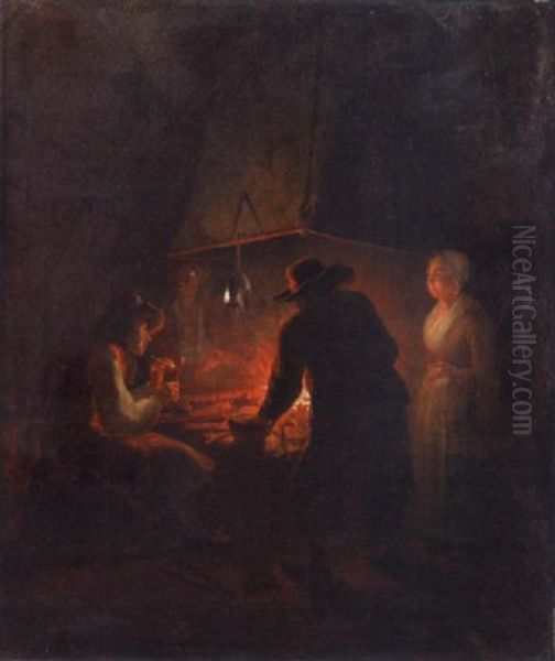 The Ironmonger's Forge Oil Painting by Michiel Versteegh