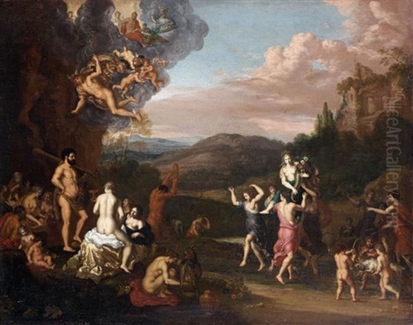 Les Dieux Et Deesses De L'olympe Oil Painting by Daniel Vertangen