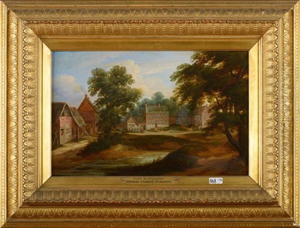 Cour De Chateau-ferme Animee Oil Painting by Salomon Leonardus Verveer