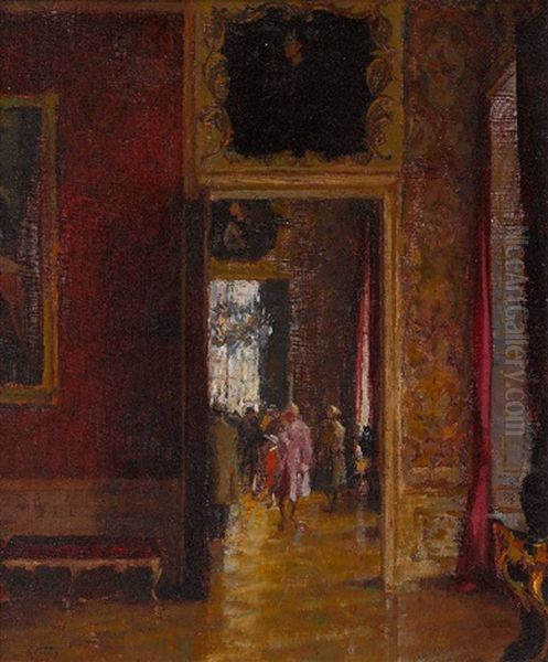 Aus Der Munchner Residenz Oil Painting by Charles Vetter