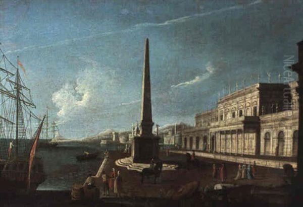 Venezianisches Capriccio Oil Painting by Gaetano Veturali