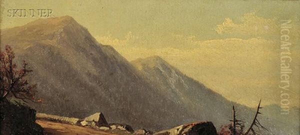 Mountain View Oil Painting by Alfred Thompson Bricher