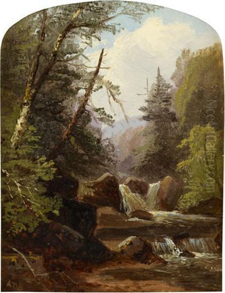 A Souvenir Of The Catskills Oil Painting by Alfred Thompson Bricher