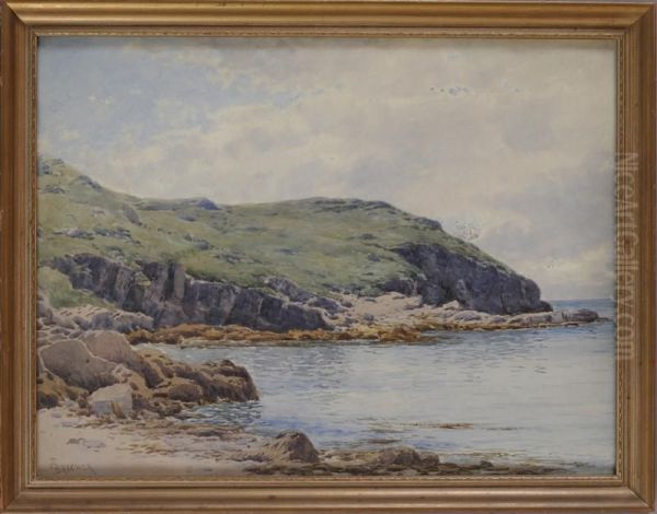 Ocean Cove Oil Painting by Alfred Thompson Bricher