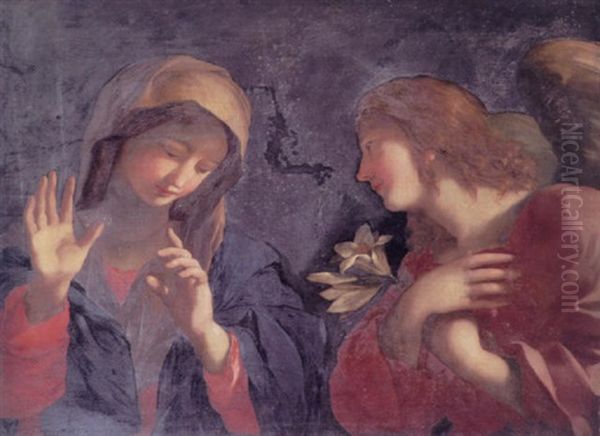 The Annunciation Oil Painting by Giovanni Maria Viani