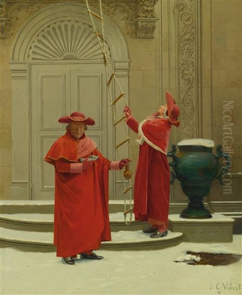 Convicting Proofs Oil Painting by Jehan Georges Vibert