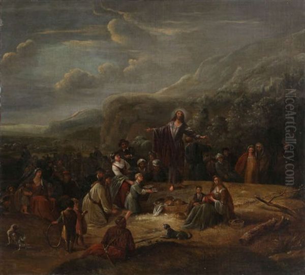 Le Sermon Sur La Montagne Oil Painting by Jan Victors