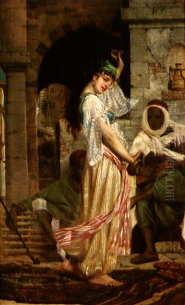 La Danseuse Oil Painting by Antoine Vierling