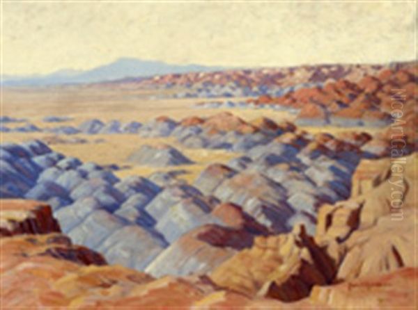 Painted Desert Oil Painting by Carlos Vierra