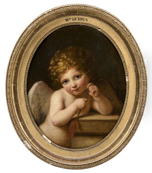 Portrait D'un Enfant En Amour Oil Painting by Elisabeth Louise Vigee Le Brun