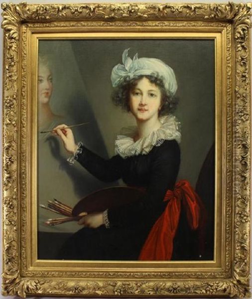 Self Portrait Painting Oil Painting by Marie Elisabeth Louise Vigee-Lebrun