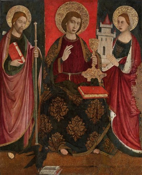 Saint John The Evangelist Enthroned by Tomaso de Vigilia