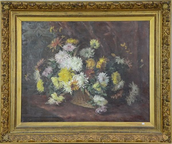 Bouquet De Fleurs Oil Painting by Emma de Vigne