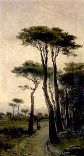 Paseo Por El Bosque Oil Painting by Jose Vilar Torres