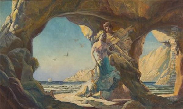 The Enchanted Cove, 1918 by Hernando Gonzallo Villa