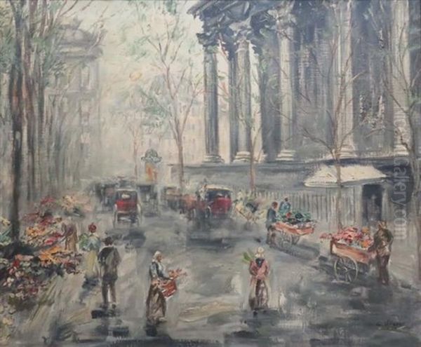 La Madeleine Oil Painting by Cesar A. Villacres