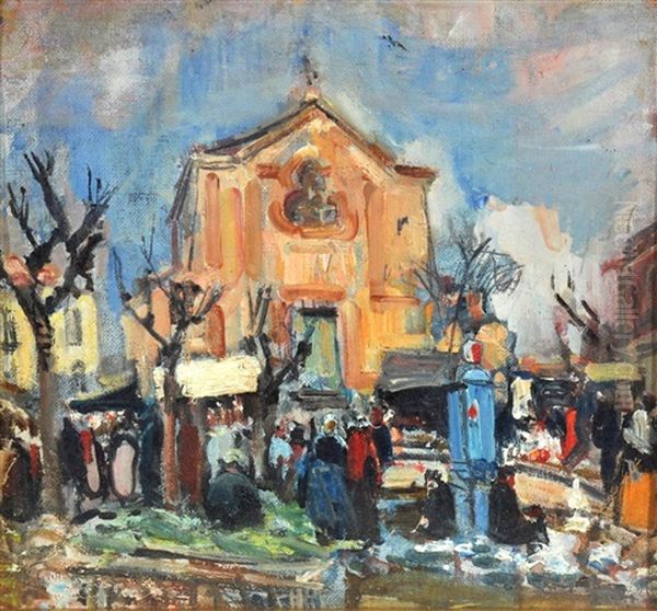 Uscita Dalla Chiesa Oil Painting by Gennaro Villani