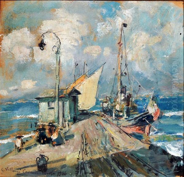 Casamicciola Oil Painting by Gennaro Villani