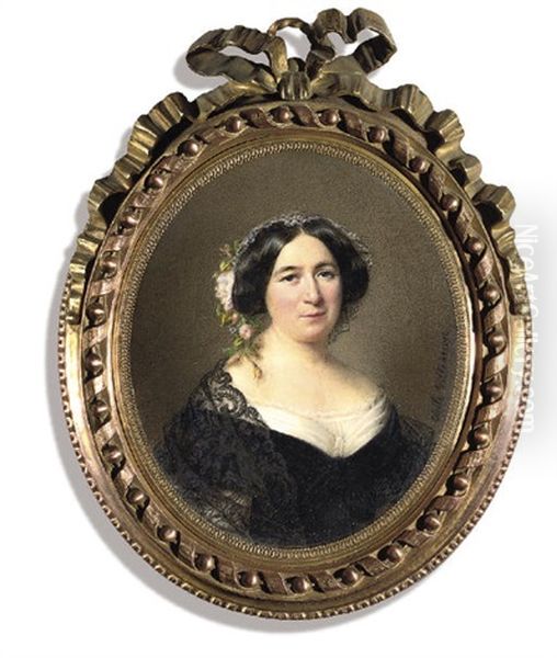 Madame Lejeune De Bellecour, Nee Desprez by Cecile Villeneuve