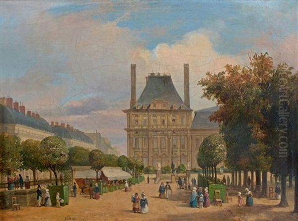 Paris Oil Painting by Francois Etienne Villeret