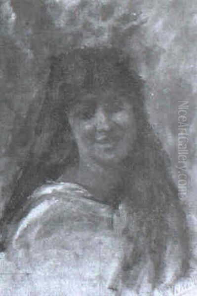 Retrato Femenino Oil Painting by Ricardo de Villodas de la Torre