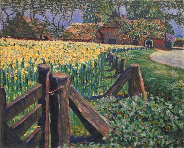 Summer In Worpswede Oil Painting by Carl Vinnen