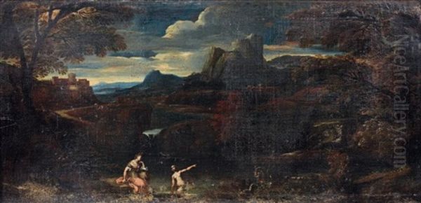 Ceres Et Cyane Oil Painting by Giovanni Battista Viola