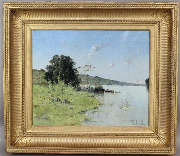 Peniche Amarree Oil Painting by Victor Viollet-Le-Duc