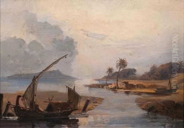 Karibische Kuste Oil Painting by Frederick Mayer Visby