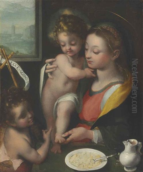 The Madonna Della Pappa by Alessandro Vitali