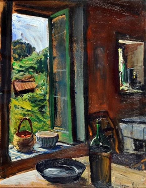 Interno Di Cucina Oil Painting by Eugenio Viti