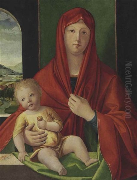 The Madonna And Child Oil Painting by Alvise Vivarini