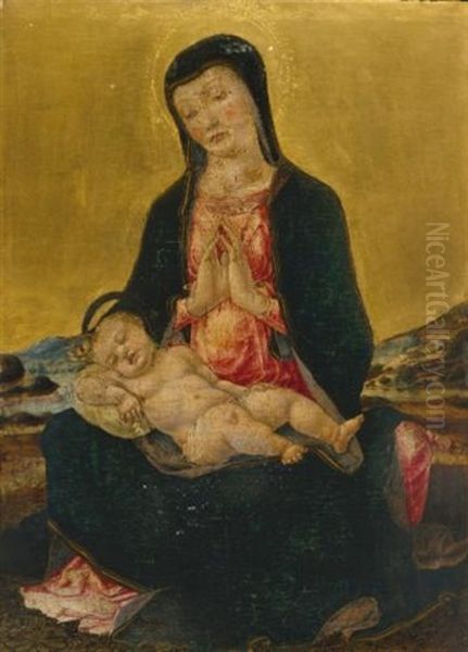 Madonna And Child Oil Painting by Bartolommeo Vivarini