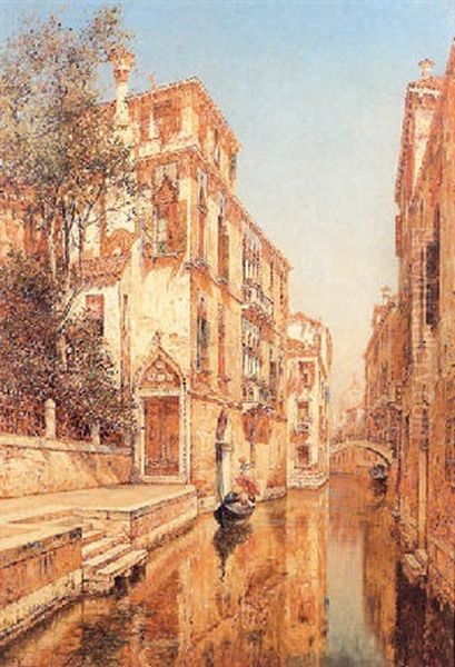 Venetian Canal by Calthea Campbell Vivian