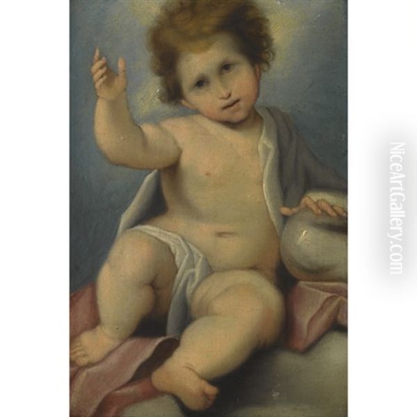 The Infant Christ Oil Painting by Antonio (il Sordo) Viviani