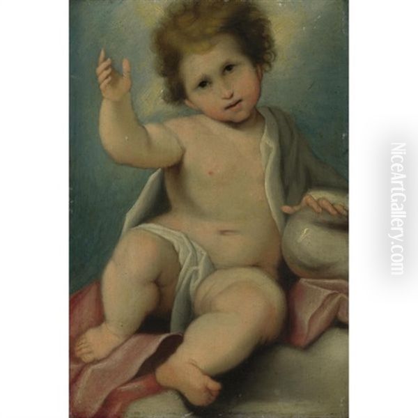 The Infant Christ Oil Painting by Antonio (il Sordo) Viviani