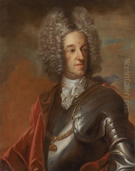 Bildnis Maximilian Ii. Emanuel Von Bayern Oil Painting by Joseph Vivien