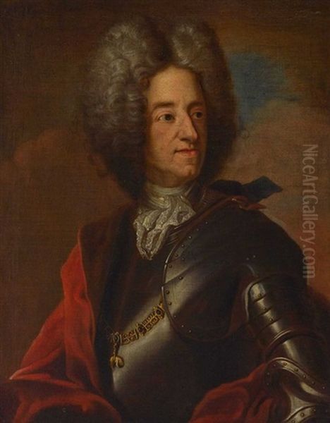 Kurfurst Maximilian Ii. Emanuel Von Bayern Oil Painting by Joseph Vivien