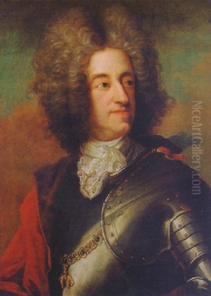 Portrait Of Maximilian Emmanuel, Elector Of Bavaria Oil Painting by Joseph Vivien