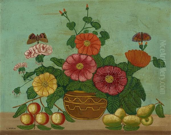 Still Life With Flowers by Louis Vivin